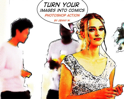 Comics Photoshop action