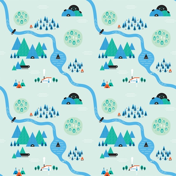quirky repeating patterns