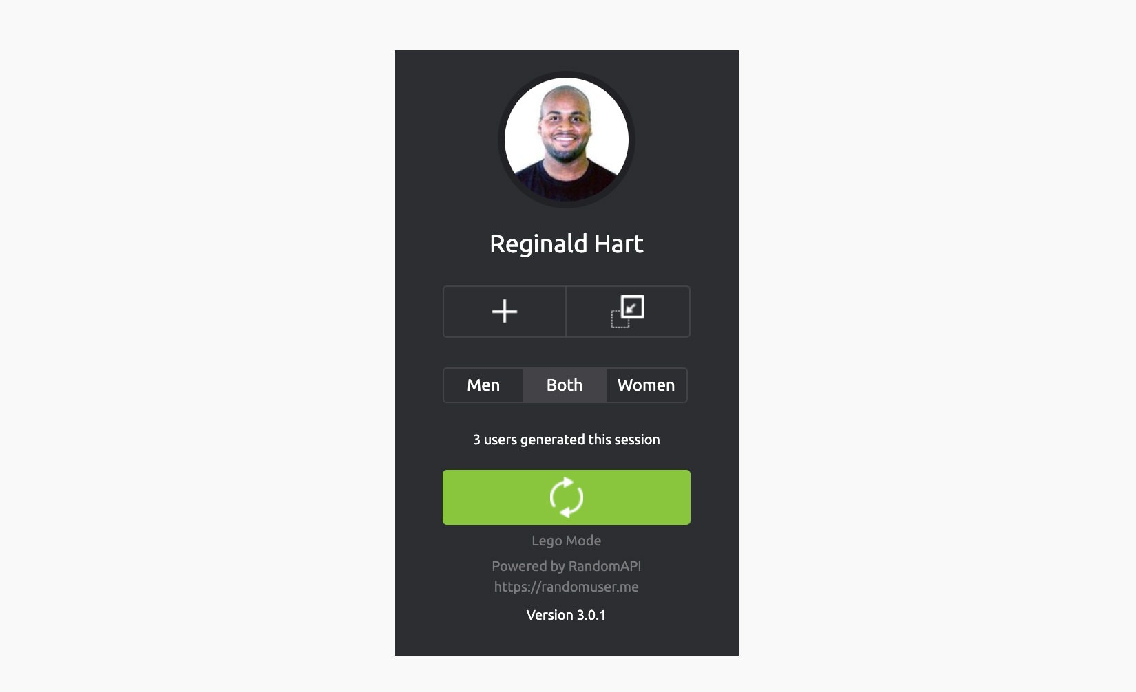 Random User Generator